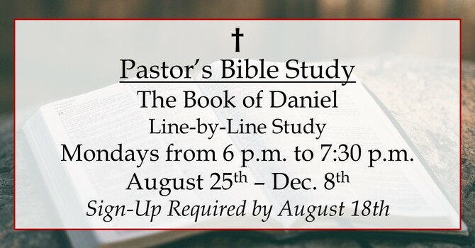 Pastor's Bible Study