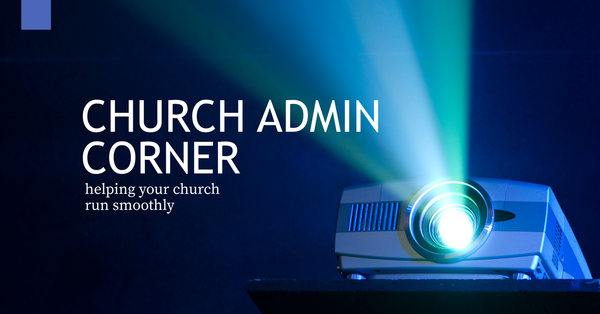 Church Admin Corner