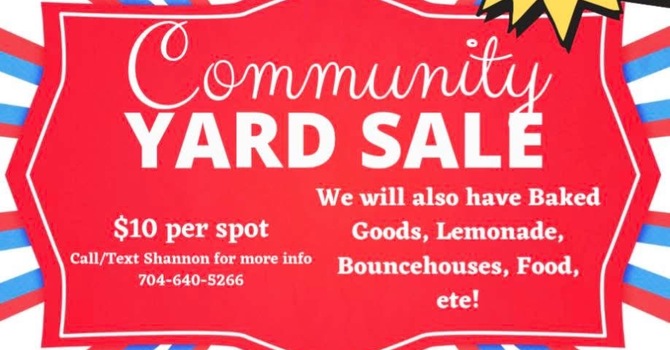 Community Yard Sale
