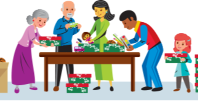 Shoebox Packing Party & Pot Luck