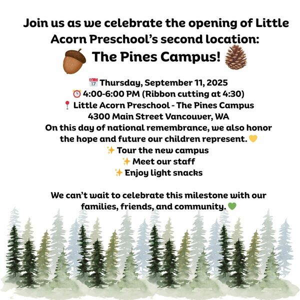 Little Acorn Ribbon Cutting Ceremony