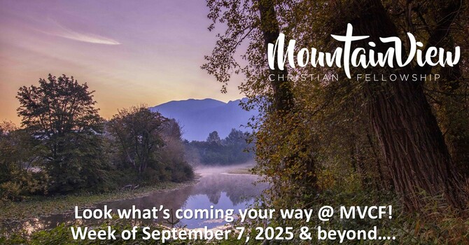 Announcements Week of Sept 7, 2025 image