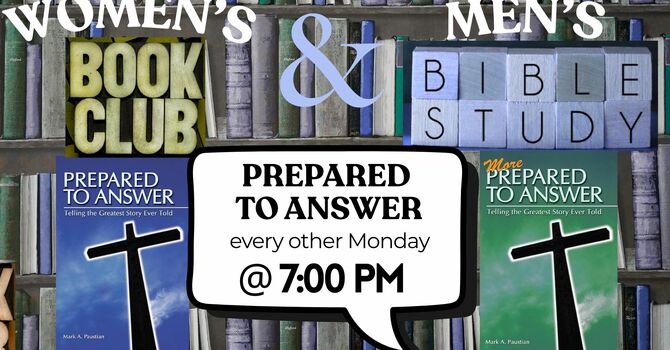 Women's Book Club/Men's Bible Study