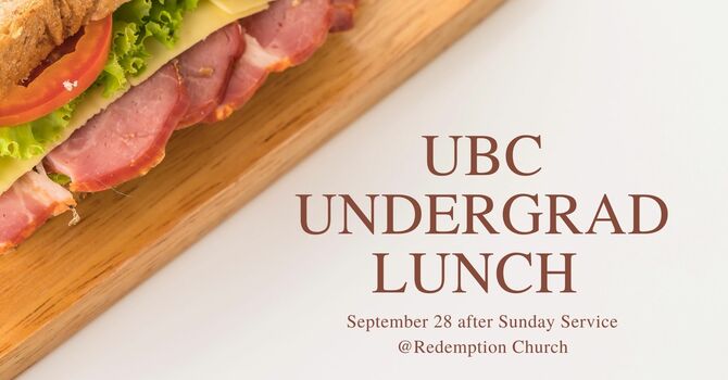 UBC Undergrad Lunch