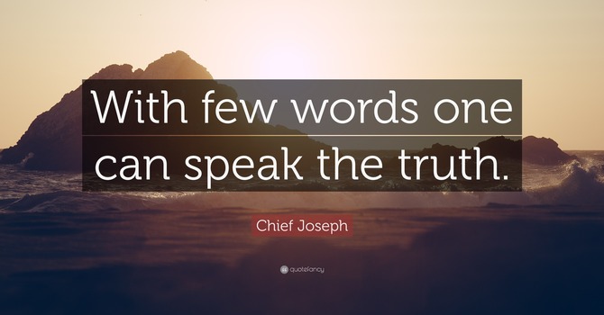 The Wise Speak Few Words image