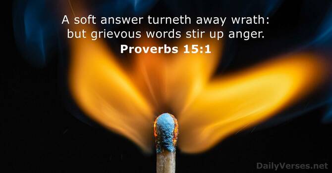 A Soft Answer Turns Away Wrath image