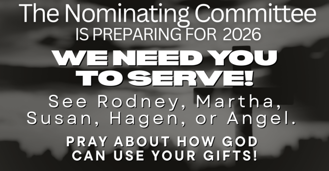We Need You To Serve! image