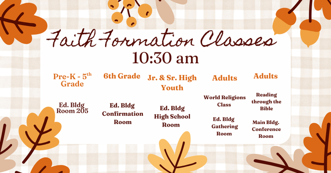 Faith Formation Classes