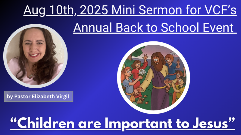 Children Are Important to Jesus