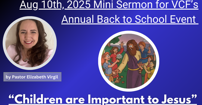 Children Are Important to Jesus