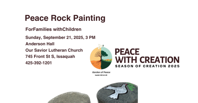 Peace Rock Painting