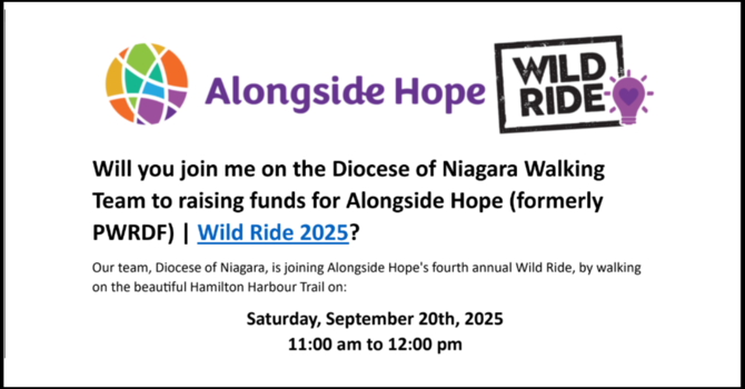 Join the Diocese of Niagara Walking Team  image