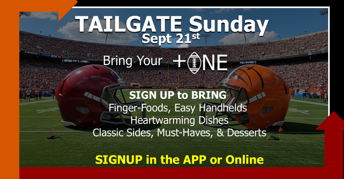 TAILGATE Sunday