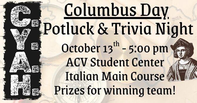 CYAH@The Columbus Day Potluck