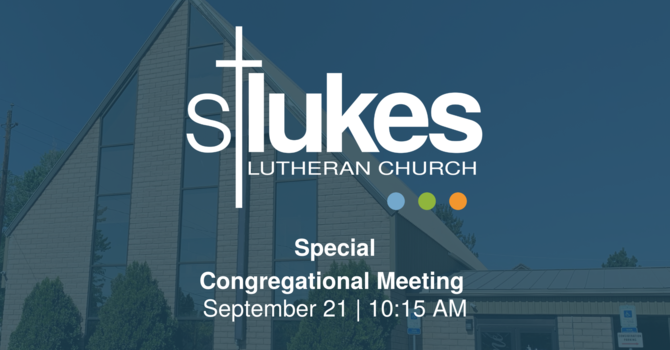 Special Congregational Meeting