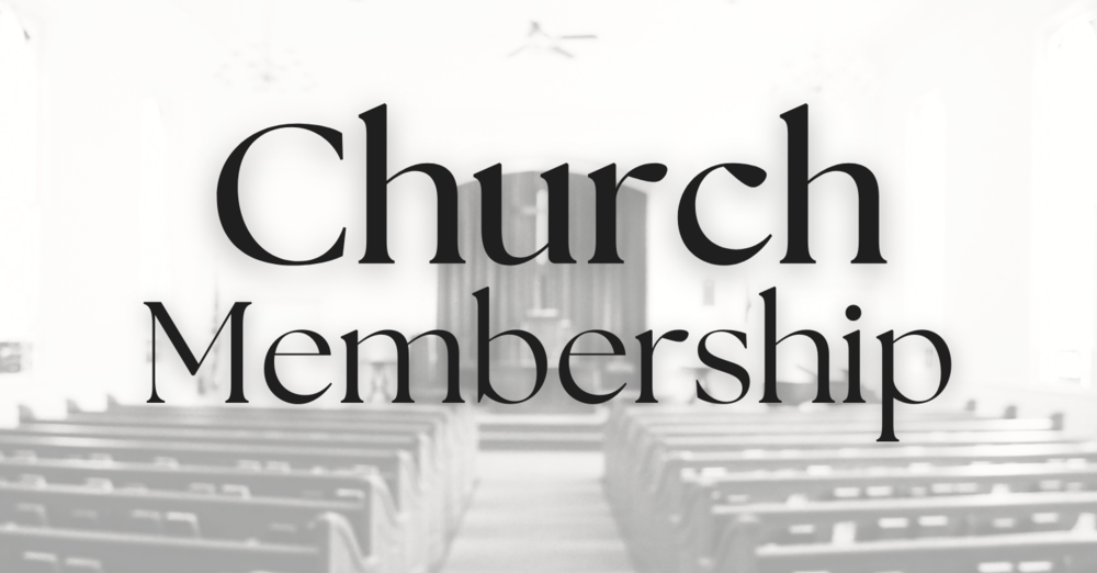 Church Membership Event