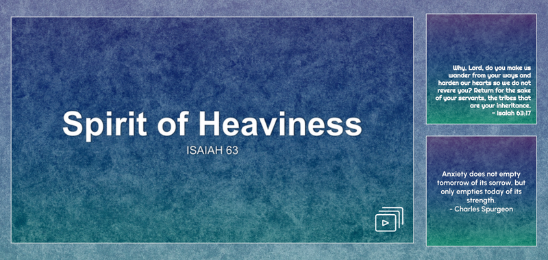 The Spirit of Heaviness 