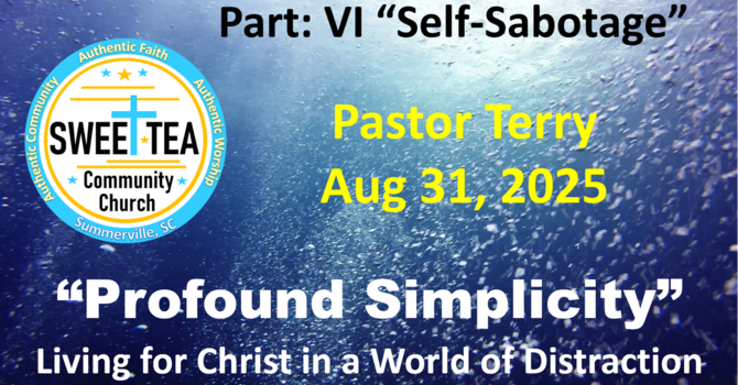 Profound Simplicity Part VI: Self Sabatoge