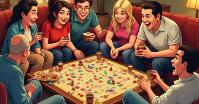 Marrieds' game night/potluck