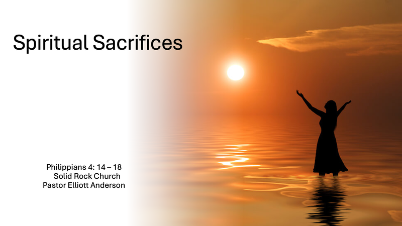 Spiritual Sacrifices