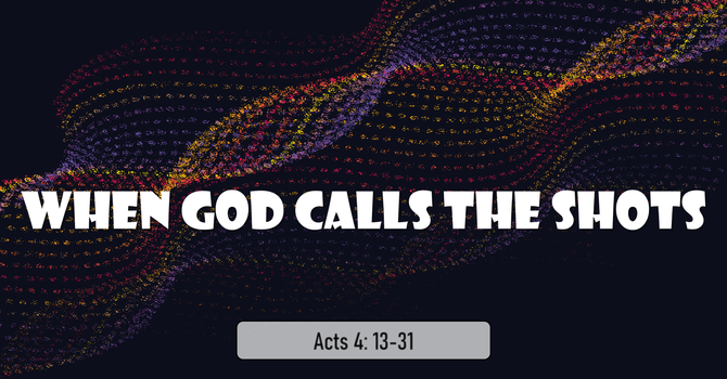 When God Calls the Shots