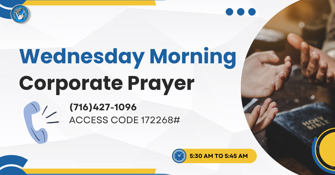 Wednesday Morning Corporate Prayer