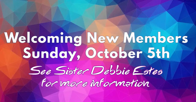 Welcoming New Members
