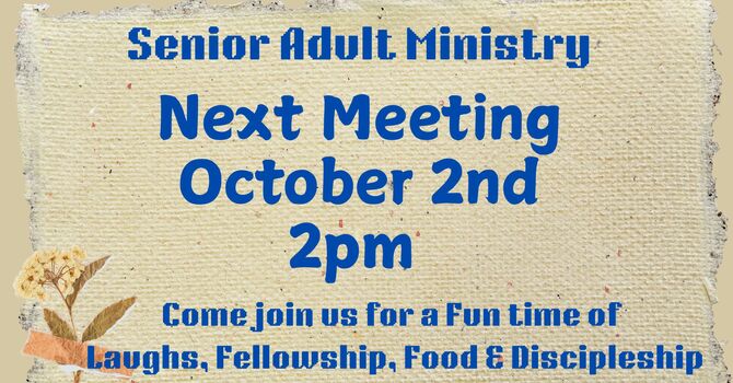 Senior Adult Ministry