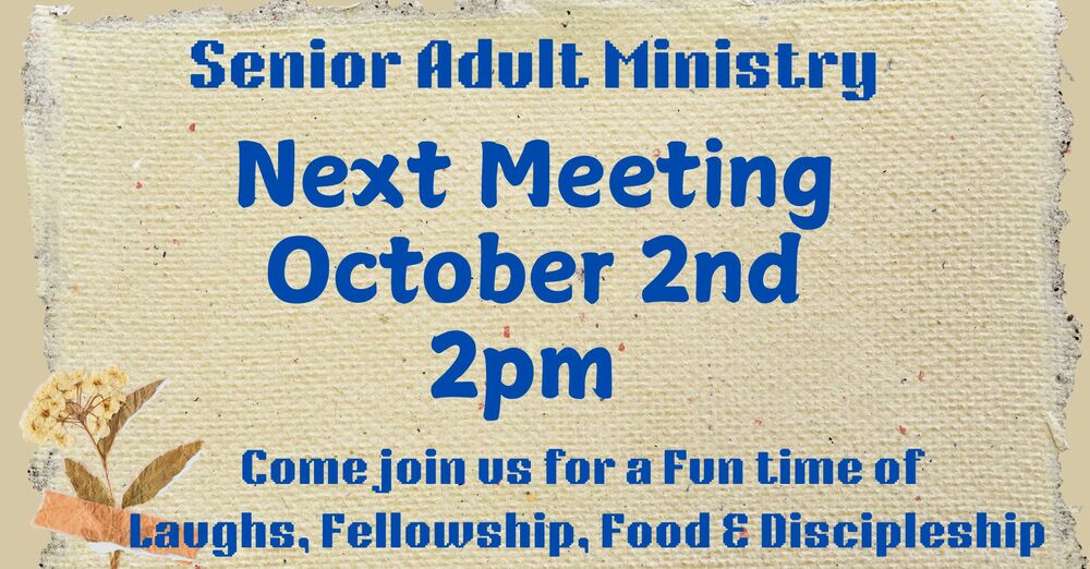 Senior Adult Ministry