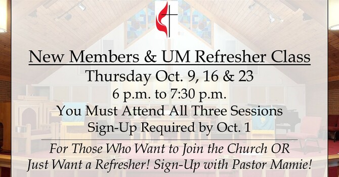 New Members & UM Refresher Class