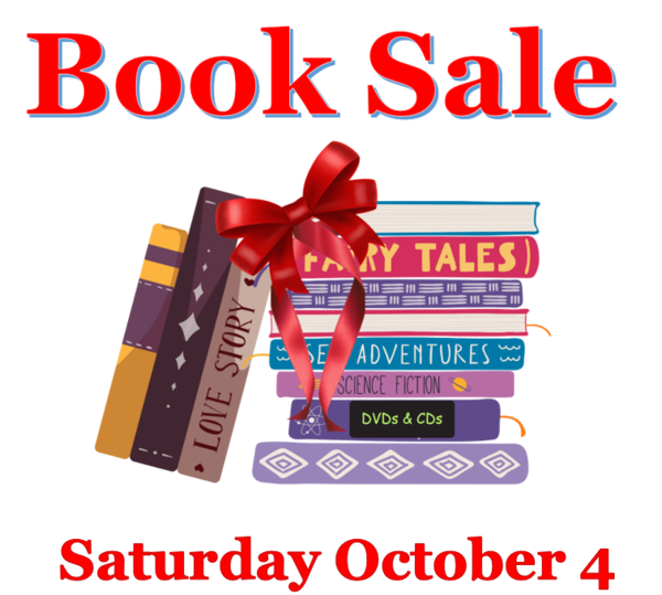 Book Sale - October 4th (Pre-Sale on the 3rd) 