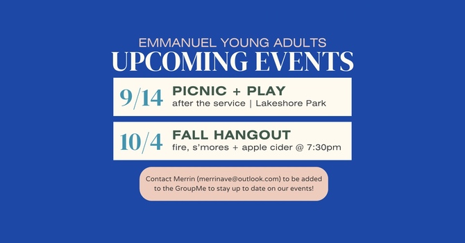 Young Adult Events!
