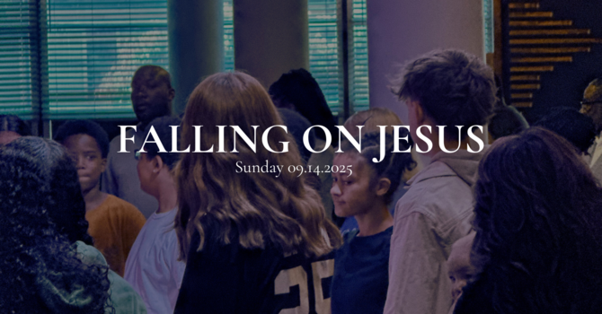 Falling on Jesus image
