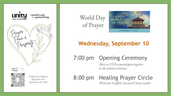 World Day of Prayer Opening Ceremony