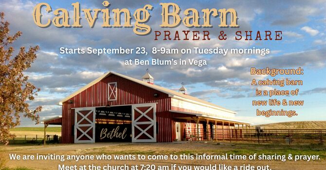 Calving Barn Prayer & Share