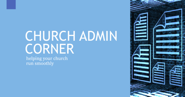 Church Admin Corner: Backing Up Digital Files