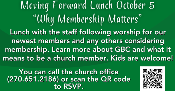 Moving Forward Lunch