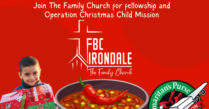 Chili Cook Off and Shoe Box Mission