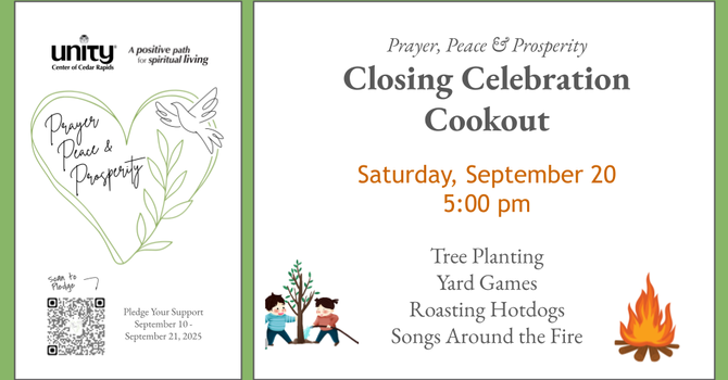 Prayer, Peace & Prosperity: Closing Celebration