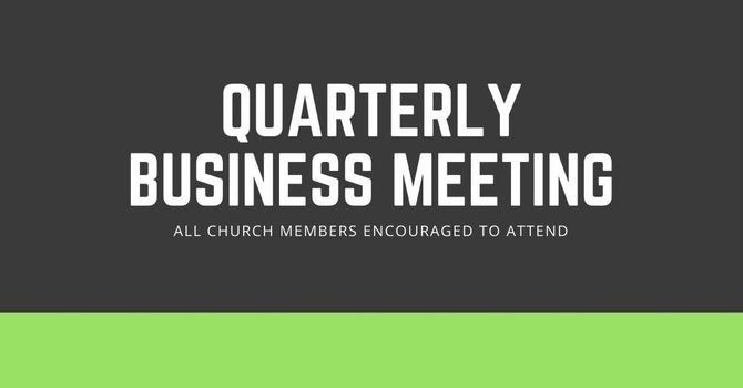 OUC Quarterly Business Meeting