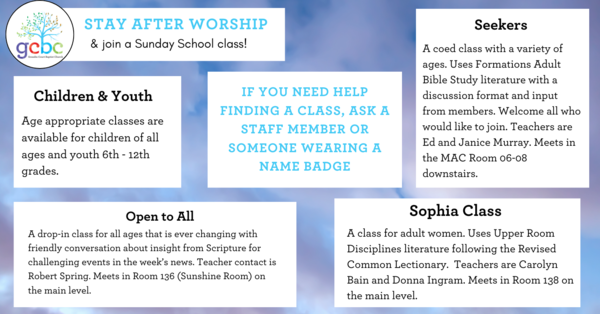 Sunday School