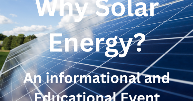 Why Solar Energy?