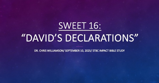 David's Declarations