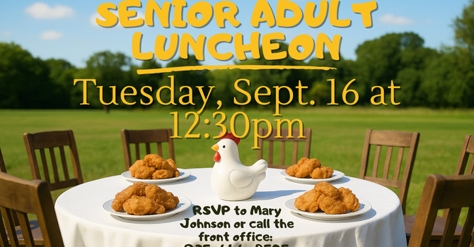 Senior Adult Luncheon