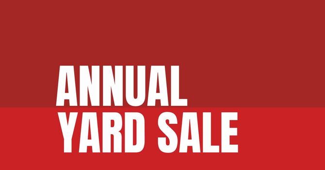 Annual Yard Sale