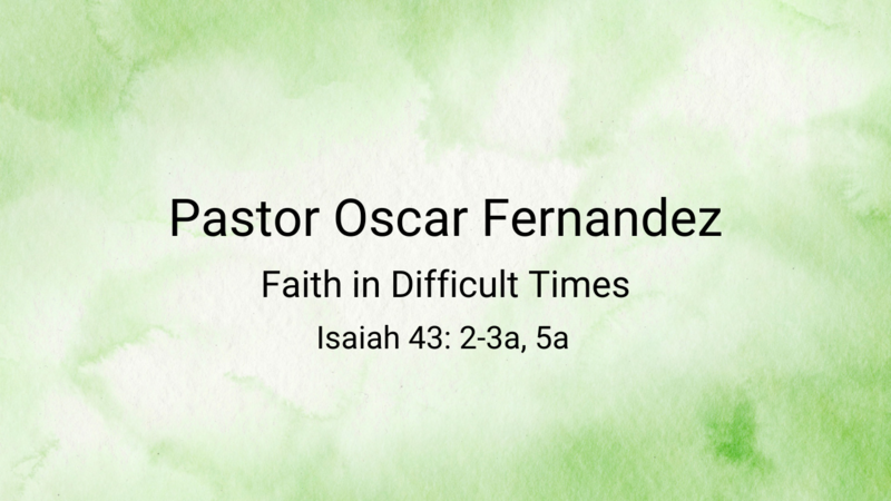 Faith in Difficult Times