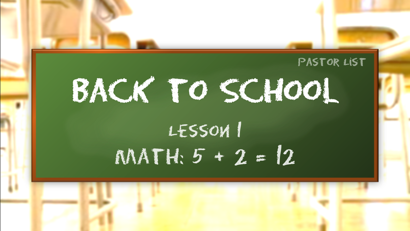 Back to School - Lesson 1