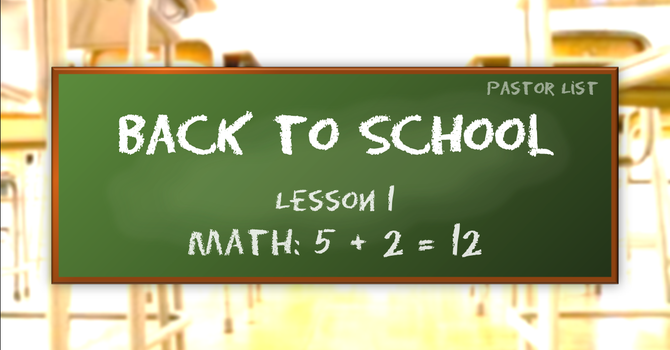 Back to School - Lesson 1