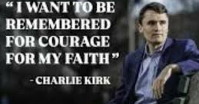 THEY TRIED TO QUIET CHARLIE KIRK - BUT THE GOSPEL STILL SPEAKS image
