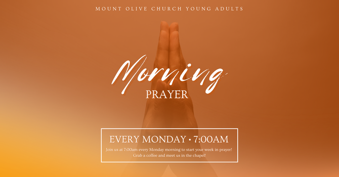 Young Adults Prayer Mornings